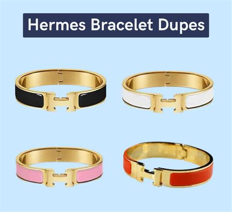 hermes pink bracelet dupe|Hermes inspired h bracelets.